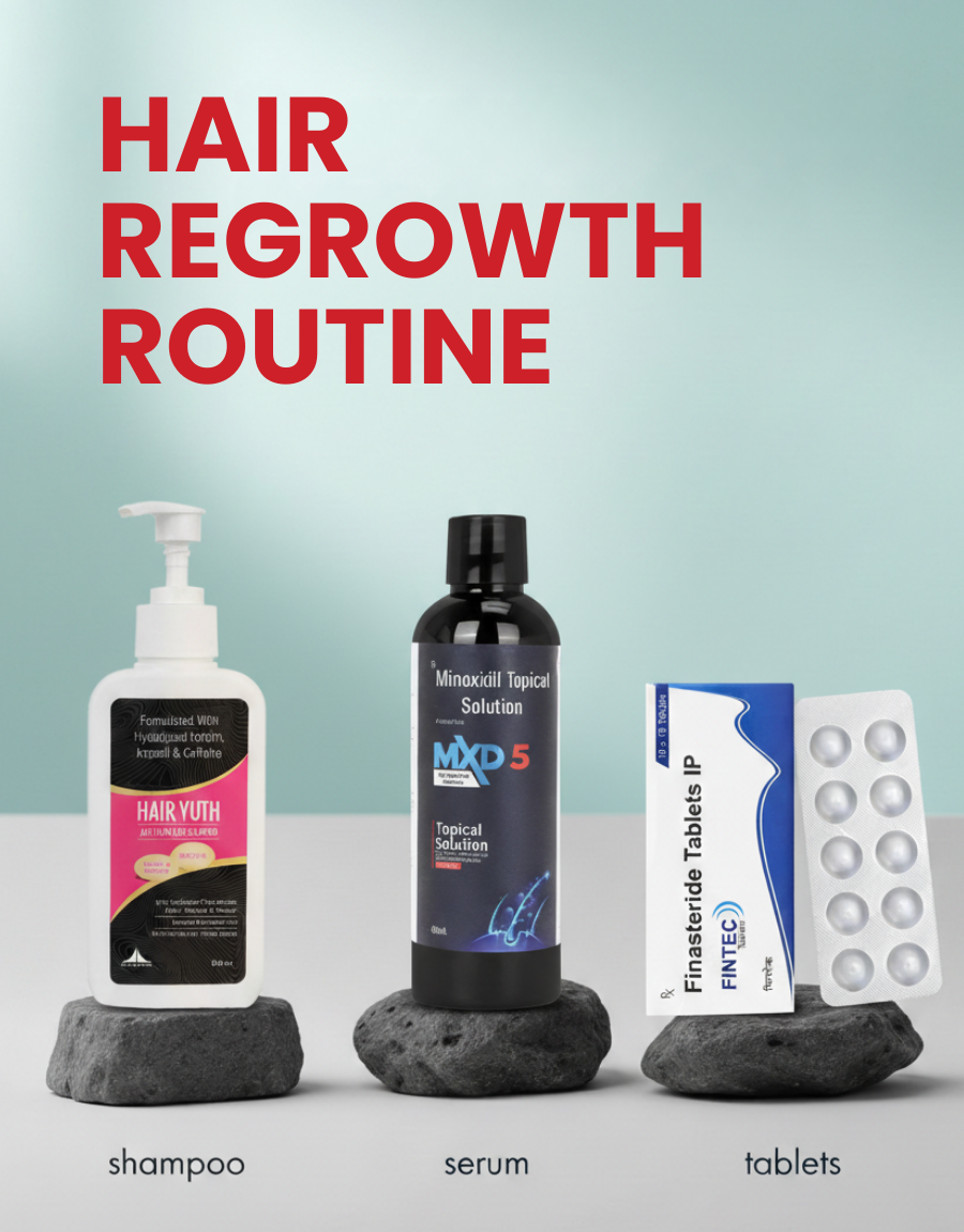 Hair Regrowth Routine