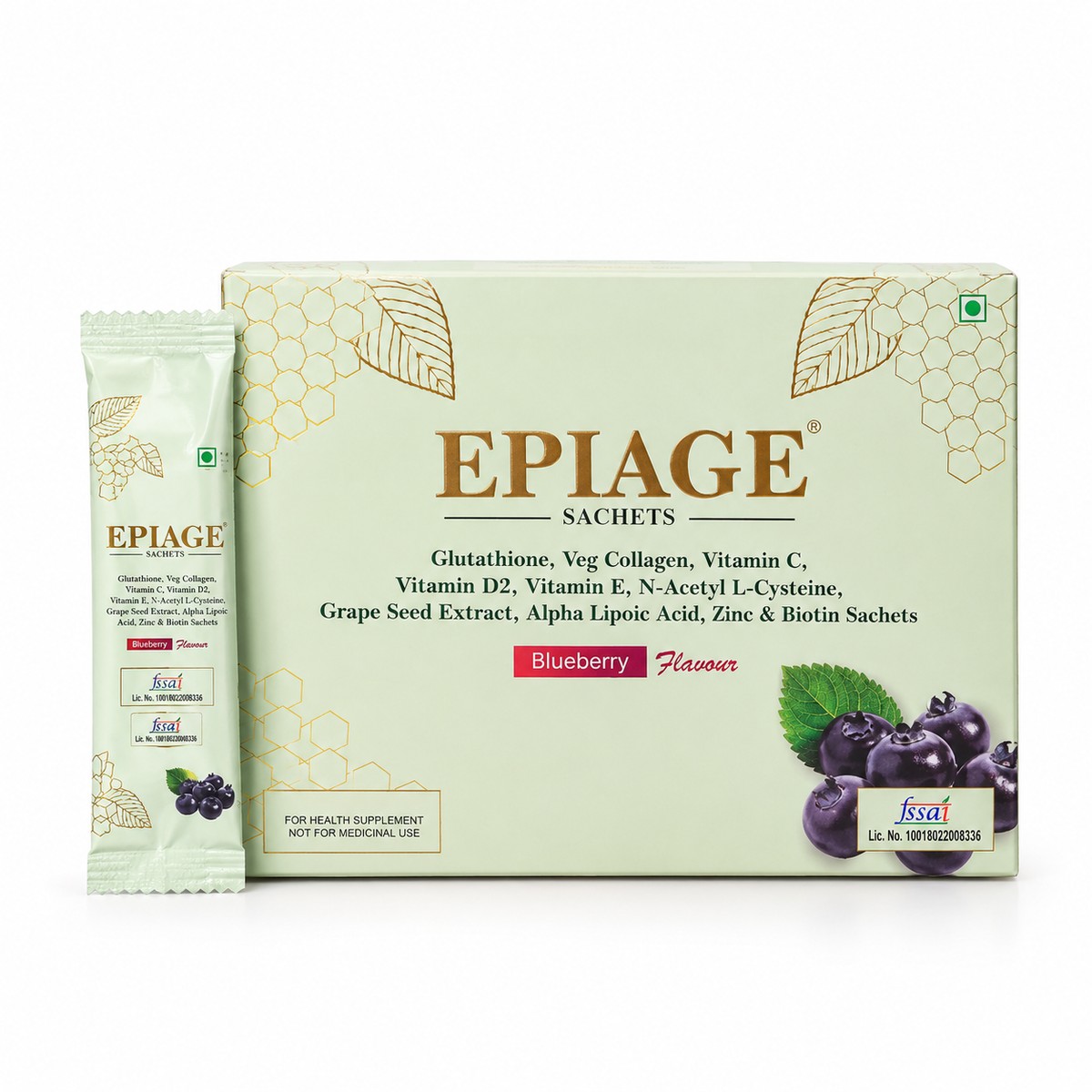 Epiage Blueberry Sachets - 5g