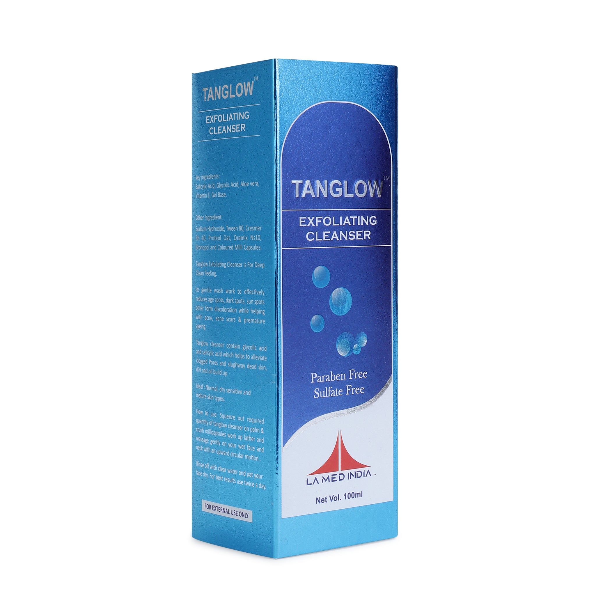 TANGLOW EXFOLIATING FACE WASH