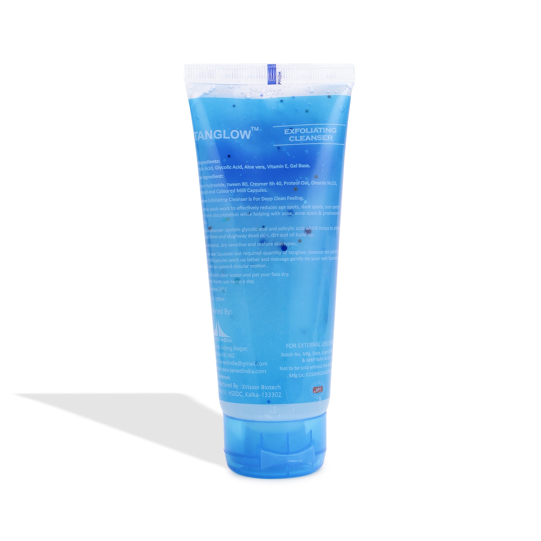 TANGLOW EXFOLIATING FACE WASH