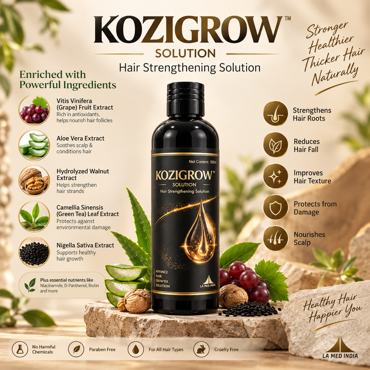 KOZIGROW Hair Strengthening Solution